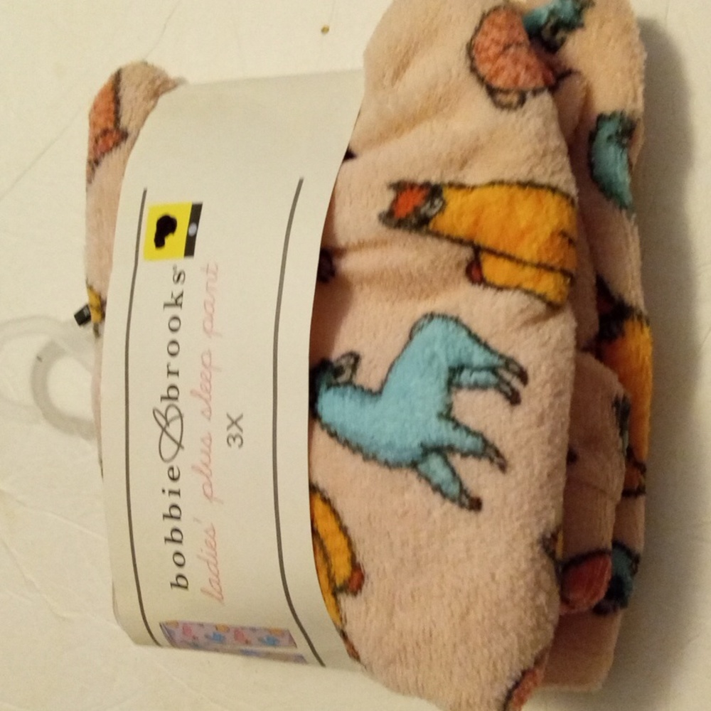 Nwt Bobbie & brooks ladies plus sleep pant 3x Llama vibes